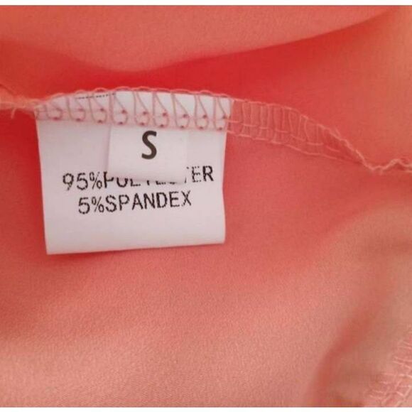 Hirigen PEACH/PINK CROCHET TOP DRESS SZ.S EUC. - Picture 8 of 10